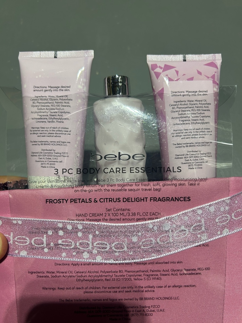 (NEW) Bebe 3-Piece Body Care Essentials Gift Kit - Picture 8 of 11